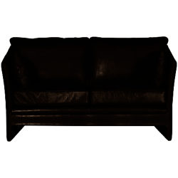 Halo Harpo Small Aniline Leather Sofa Old Saddle Cocoa